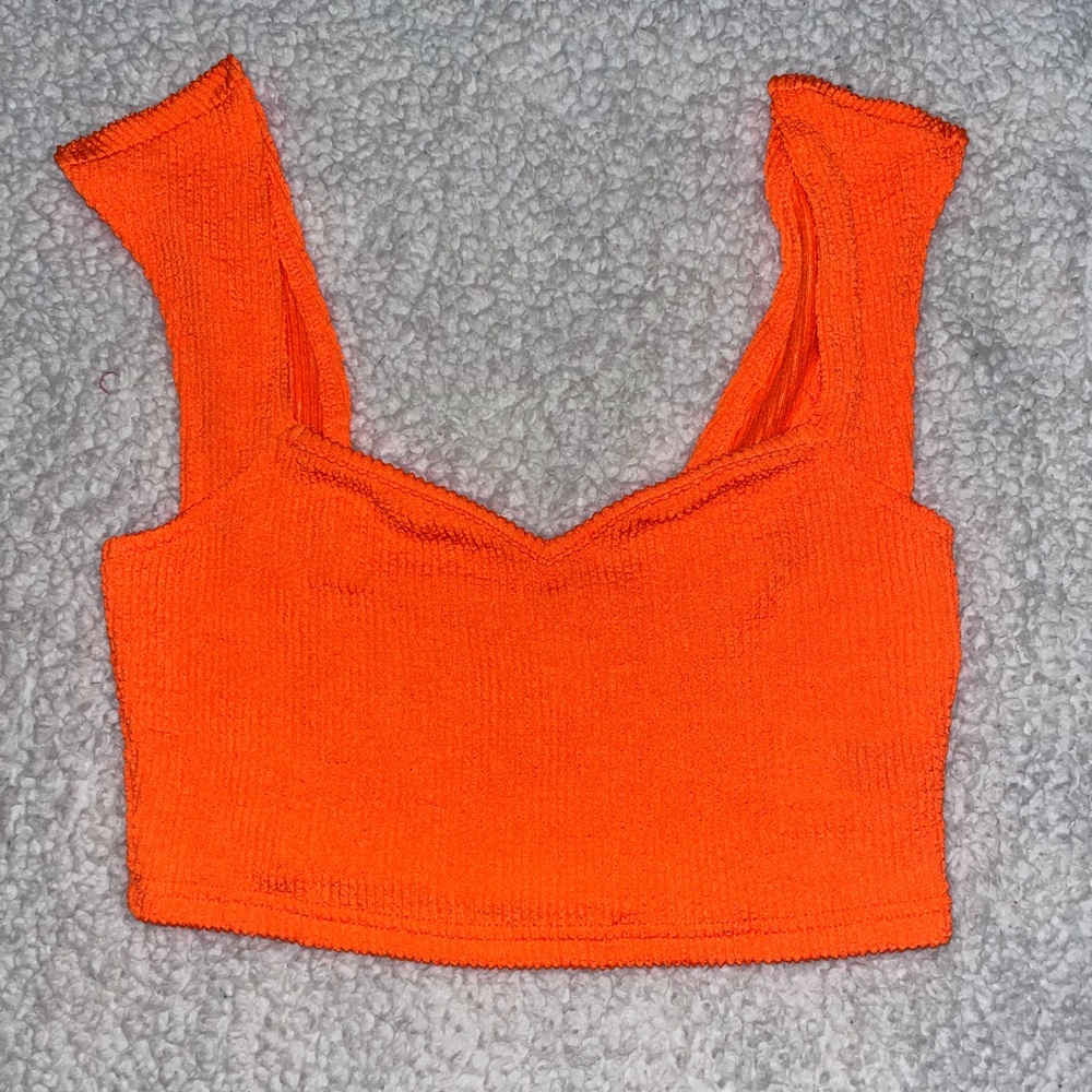 Shein small orange tank top